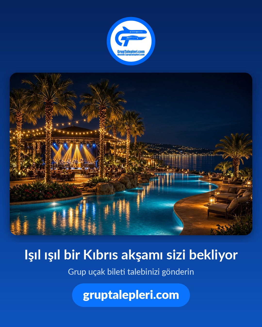 Işıl ışıl bir Kıbrıs akşamı sizi bekliyor