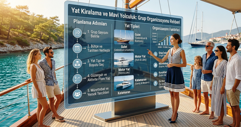 Yat Kiralama ve Mavi Yolculuk: Grup Organizasyonu Rehberi